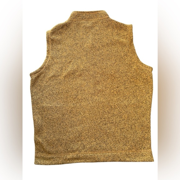 Peter Millar Crown Fleece Full Zip Golf Vest Yellow Men’s Size L - Picture 4 of 7